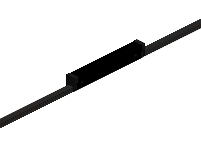 Hevi-Bar II, Expansion Section, Dura Coat,  500A, Black UV Resistant PVC Cover, w/Splice, 30 ft L