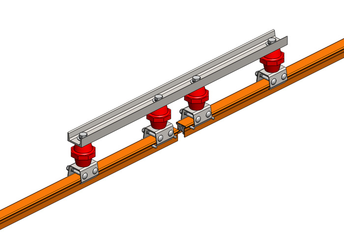 Hevi-Bar II, Power Interrupting Section, 1500A, Orange Std Heat PVC Resistant Cover, 30 ft L