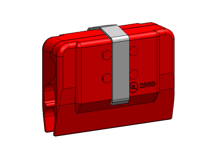 8-Bar, Power Feed,  90A Kit, Red Polyester High Heat Case