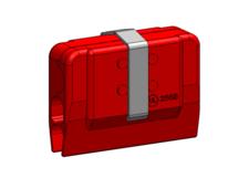 8-Bar, Power Feed,  90A Kit, Red Polyester High Heat Case
