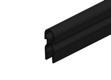 8-Bar Conductor Bar Cover, Black UV Resistant PVC,  9FT x 10.5inch