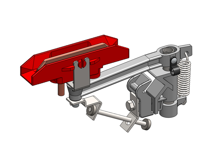 8-Bar, Collector, 100A, Single J-Head, H-Base, Lateral Mount