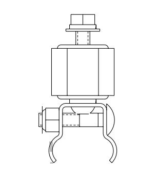 Conductor Bar Hanger Clamp SGLSST