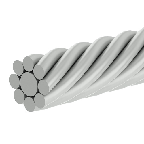 Festoon Rope - Plastic Coated Steel