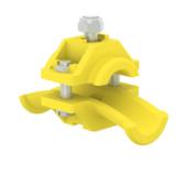 Heavy Duty C-Track Festoon Cable Clip For Round Cable / Hose, 1.02