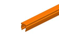 Hevi-Bar II Conductor Bar Cover 700A, Orange PVC, 29FT x 3.5inch