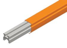Hevi-Bar II Conductor Bar 700A, Orange PVC Cover, 10FT Length