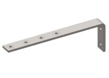 Hevi-Bar II, Bracket, Web, Stainless Steel, For 4 Conductor Bars, 19.25 inch L