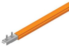 Safe-Lec 2 Conductor Bar 125A Galv Steel, Orange PVC Cover, w/ Splice Joint, 4.5M
