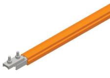 Safe-Lec 2 Conductor Bar 200A AL/SS, Orange PVC Cover, w/ Splice Joint, 4.5M