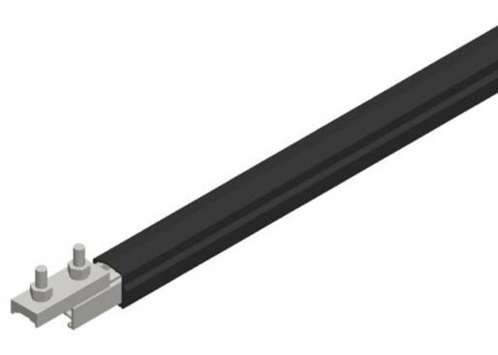 Safe-Lec 2 Conductor Bar 200A AL/SS, Black UV Resistant PVC Cover, w/ Splice Joint, 4.5M