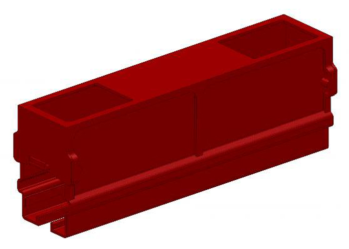 Safe-Lec 2 Joint Cover, Red Medium Heat Polycarbonate