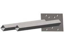 Safe-Lec 2 Collector Mounting Bar, Double-Post, 0.5 inch (13mm) sq, 16 inch Length