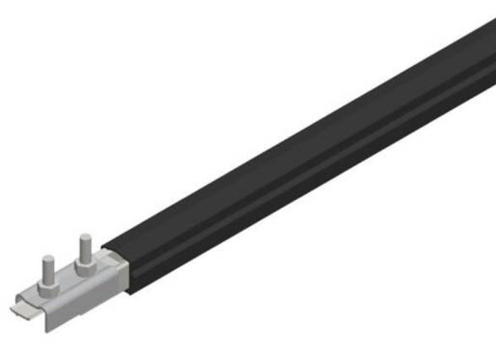 Safe-Lec 2 Conductor Bar 400A AL/SS, Black UV Resistant PVC Cover, w/ Splice Jointt, 4.5M