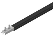 Safe-Lec 2 Conductor Bar 400A AL/SS, Black UV Resistant PVC Cover, w/ Splice Jointt, 4.5M