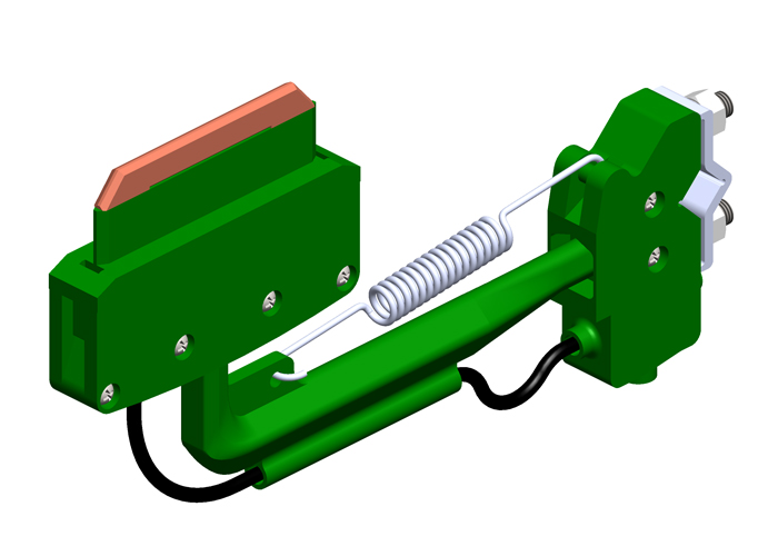 Safe-Lec 2 Collector, 50A, Ground (Green) Without Deflector