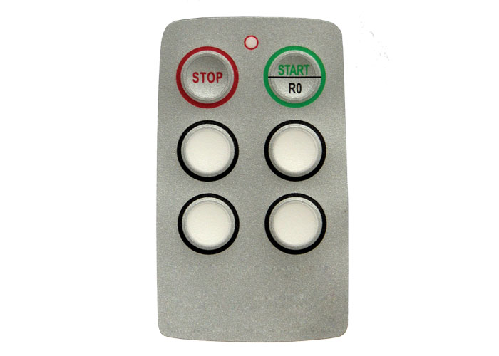 Radio Remote Control Part, for Saga Protean Series, Button Legend, for 6-button Transmitter