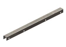8-Bar Transfer Cap Guide Bracket, Galvanized Steel, 17 inch Length