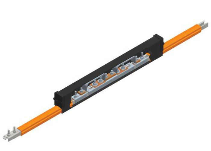 Safe-Lec 2 Expansion Section, 100A Galv Steel, Orange PVC Cover, w/ Splice Joint, 4.5M