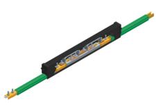 Safe-Lec 2 Expansion Section, 160A Copper, Green PVC Cover, w/ Splice Joint, 4.5M