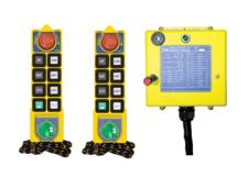 Radio Remote Control Kit, Saga K1 Series, 08-Button, 1-Speed, 2 TX, 220 VAC
