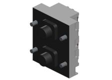 80 Series Pendant Switch, Momentary 2-speed, 4-NO + 4-NC with Mechanical Interlock