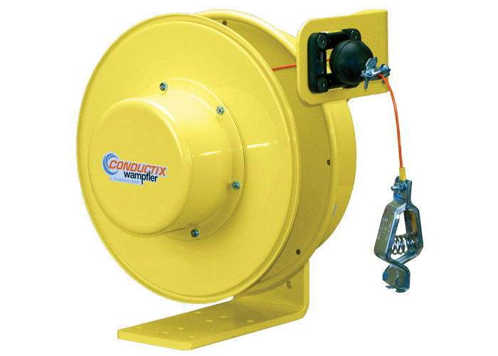 Grounding Reel For Static Discharge, 100 ft of 3/32
