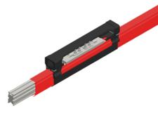 Hevi-Bar II, Power Feed, 1500A, Red Med Heat Polycarbonate Cover