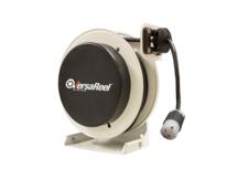 VersaReel Spring-Driven Cable Reel, 12AWG/3 Conductors, 50FT, w/Single Receptacle, 15A